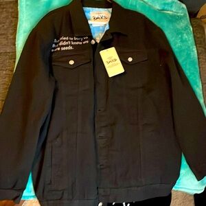 Black denim Jacket Unisex